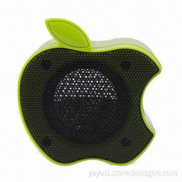 USB Speaker, Mono, Red/Yellow/Green Color, Sized 80 x 77 x 53mm